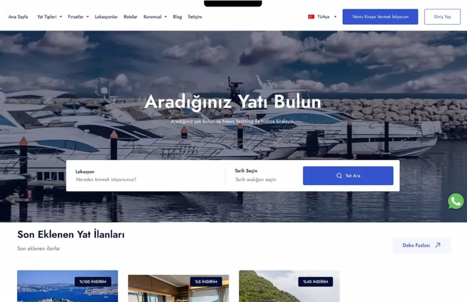 Buqqe Yat Kiralama